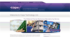Desktop Screenshot of cope-technology.co.uk