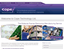 Tablet Screenshot of cope-technology.co.uk